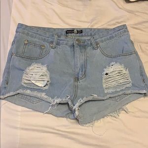 Boohoo Jean Shorts
